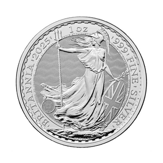 1 oz Britannia King Charles III Sølvmynt 2025