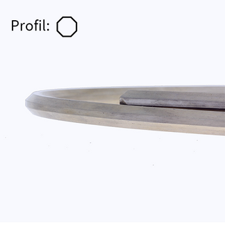 585 Tråd hvit valset 5,00 mm Pd150