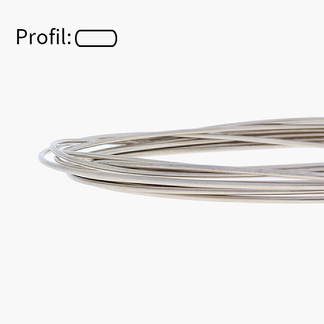 585 Tråd hvit flatvalset 0,10 mm Pd200