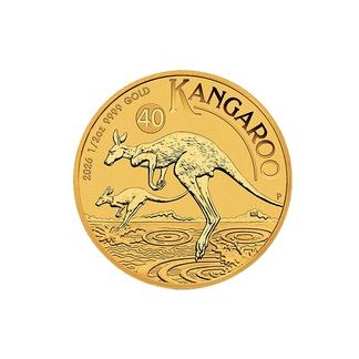 1/2 oz Australian Kangaroo Gullmynt 2026
