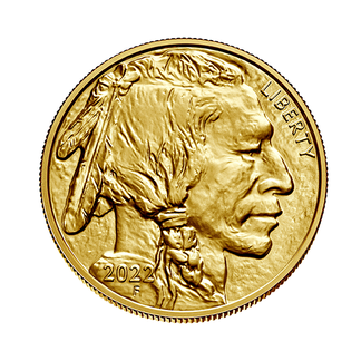 1 oz Sirkulert American Buffalo Gullmynt