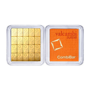 Fintgullbarre Kombi Valcambi 20 x 1 g
