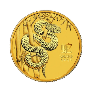 1 oz Lunar III Snake Gullmynt 2025
