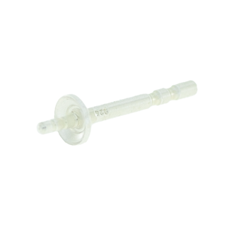 925 Ørestift perleskål riller 3 mm