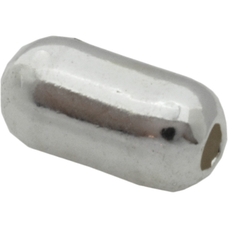 Väliosa sylinteri, sileä, 3,6 x 2,2 mm 925 hopea