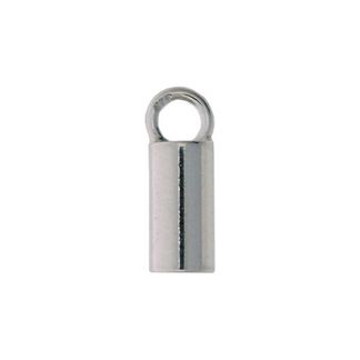 Päätykappale, putki 7,5 mm, sisäØ 2 mm, 925 hopea