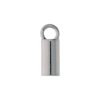 Päätykappale, putki 7,5 mm, sisäØ 3 mm, 925 hopea