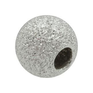 Pallo kimalteleva 5 mm, reikä 2 mm, 925 hopea
