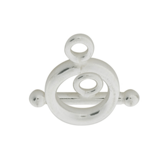 T-lukko Ø 12 x 2 mm, 925 hopea
