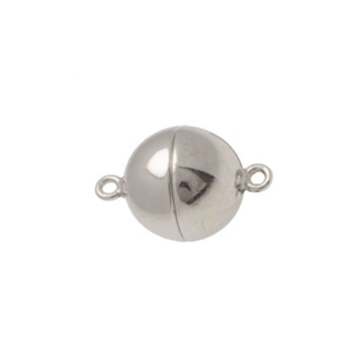 925 Collierlås kule 6 mm magnet blank
