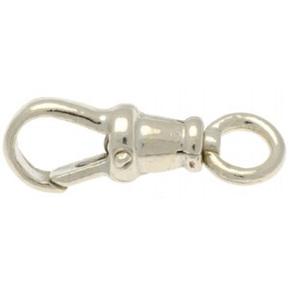 Lukko kellonperiin 23 mm, pyörivä lenkki, 925