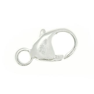 925 karabinhake droppformad fast ögla  8mm