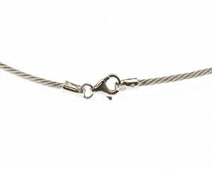 Kaulapanta, wire, kierretty lanka  2.80 mm, 42 cm