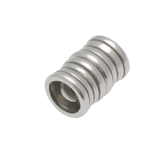 Magnetlås 12x8mm, 925 rhod