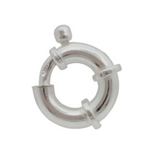 Jousirengaslukko 18 x 4 mm, 925 hopea