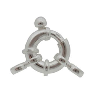 Jousirengaslukko 18 x 4.8 mm, 925 hopea