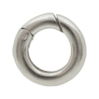 Lukkorengas pyöreä, 12.0 mm, 925 hopea