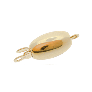 585 Collierlås oval 10 x 6 mm blank
