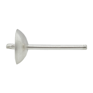 925 Ørestift perleskål 6 mm