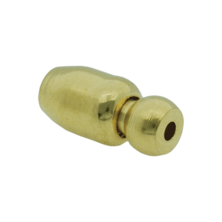 Neulalukko 11,5 mm, kullanvärinen, epäjalo, 10 kpl