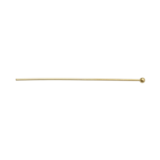 925 Monteringsnål kule 40 mm Ø 0,6 mm forgylt