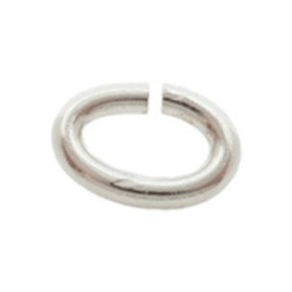 Sidoslenkki, ovaali 6.0x4.5/Ø1.0 mm, 925, 50 kpl