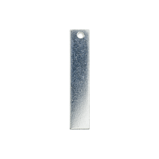 925 Stempelplate rett 20 X 4 mm