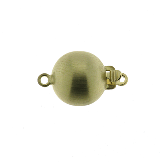 Korulukko, kuula, matta Ø 10.0 mm, kullattu 925 ho