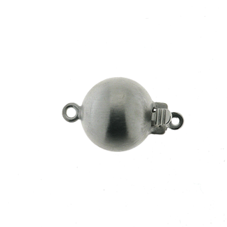 Korulukko, kuula, matta Ø 7.0 mm, 925 hopea