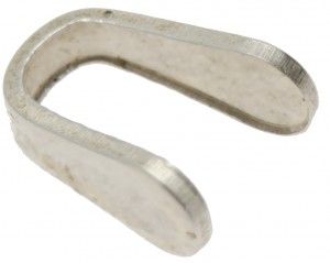Päätykappale, dobbi, litteä, ketjuihin, 2 mm  925