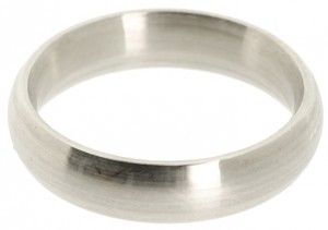 925/Ring 6mm bredde. Str.20,0.