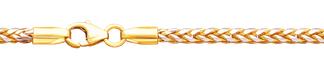 Palmuketju, 2,5mm 45 cm n. 6,63 g 585 kulta