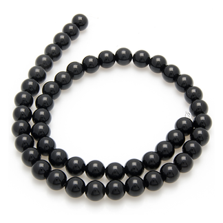 Onyx 8 mm kiiltävä 40 cm helminauha