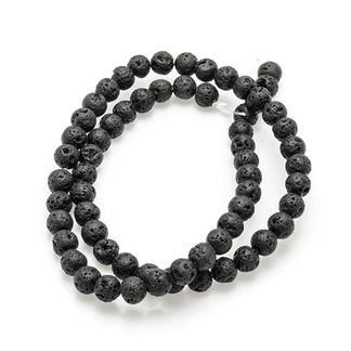 Lava 40cm collier matt 6mm