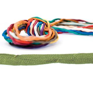 Silkkinauha Ø 3 mm, jadenvihreä, 110 cm, Habotai