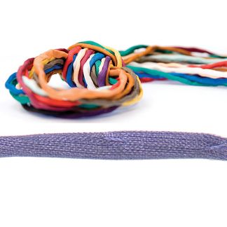 Silkkinauha Ø 3 mm, lila, 110 cm, Habotai