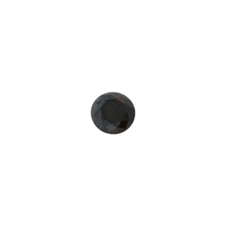 Zirkonia 5,00 mm svart rund 5 stk