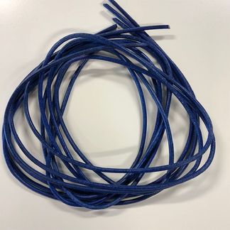 Nahkanauha Ø 2.3 mm, sininen 3 x 1m
