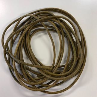 Nahkanauha Ø 2.3 mm, sammaleenvihreä 3 x 1m