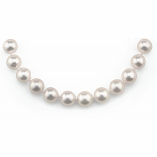 Akoyaperle runde 40 cm collier 7-7,5mm