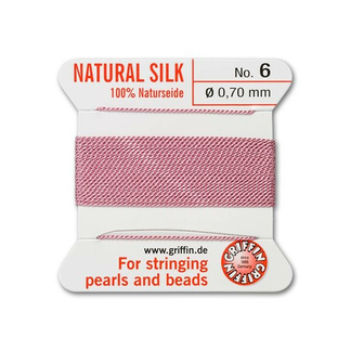 Pärlsilke Rosa Nr 6