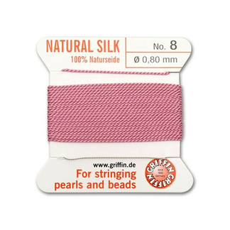 Pärlsilke Rosa Nr 8