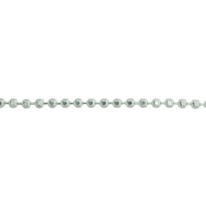 Kuulaketju 3 mm, särmikäs metriketju, 925 hopea