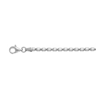 925 kul kjede oval 2,5 mm 45 cm