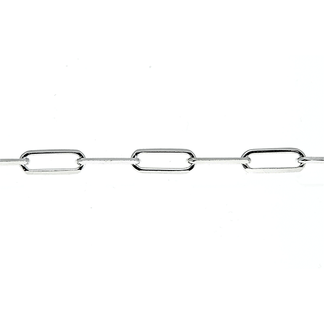 Venetsiaketju, avoin, 6 mm, metriketju 925