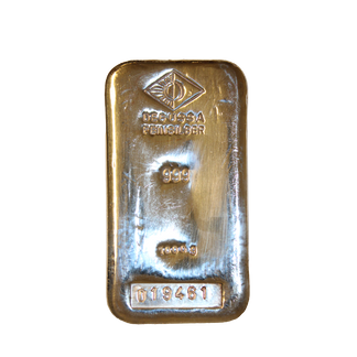 Kierrätetty 999/Hopeaharkko 1 kg Degussa