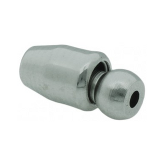 Nål-lås Hvit 10mm uedel 10 stk