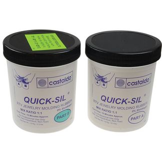 Muottisilikonikumi, A+B, 1kg, Quick-Sil, Castaldo