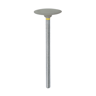 Gummipolerer linse grå 15 x 2,5 mm 10 stk