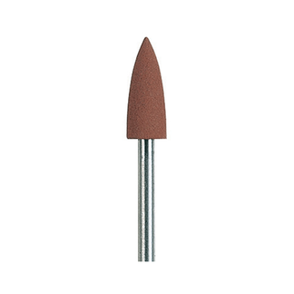 Gummipolerer liten spiss brun 3 x 6 mm 10 stk